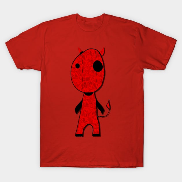 Devil Boy Design T-Shirt by Fan Boy Fun Designs by Darth Skippy